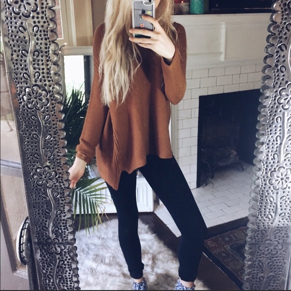 Vintage Sweaters - Burnt orange Autumn Cozy Sweater 🍂🍁🧡